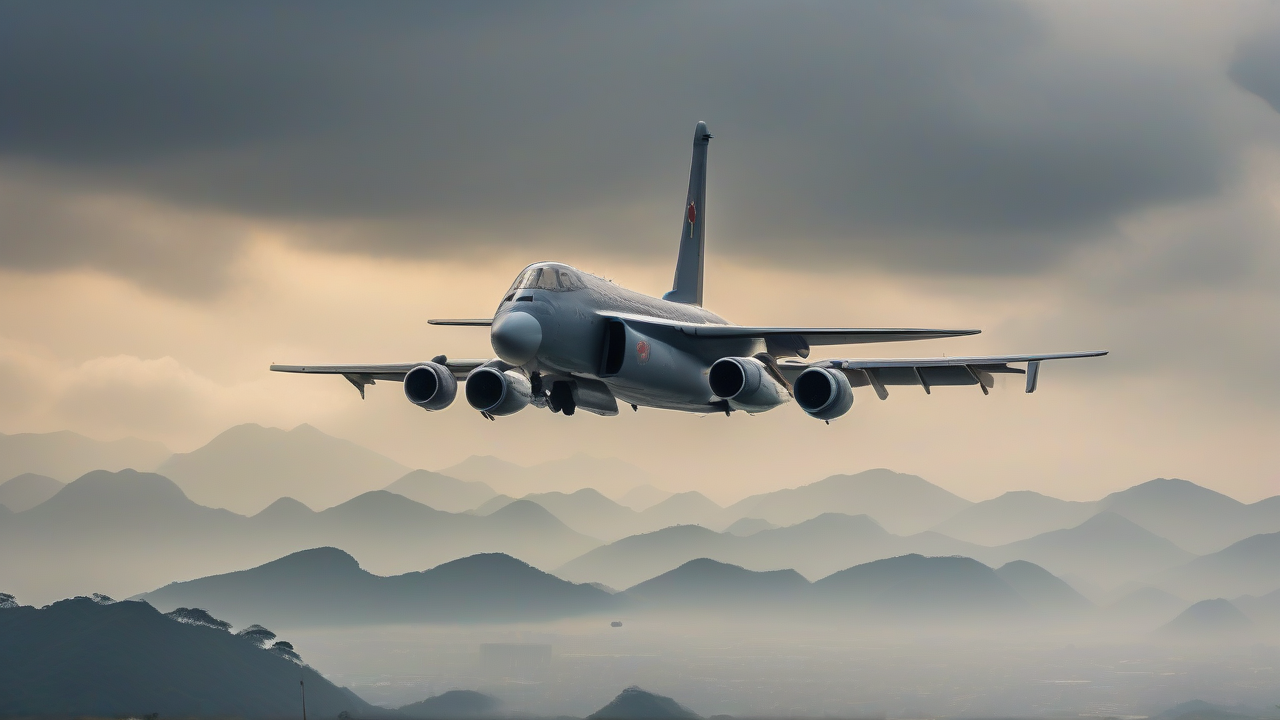 China Resumes Military Flights Near Taiwan