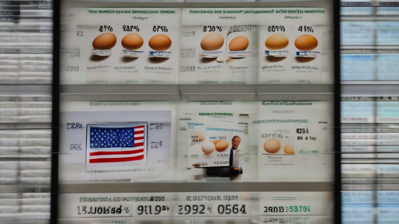 Egg prices drop 40% since 2025