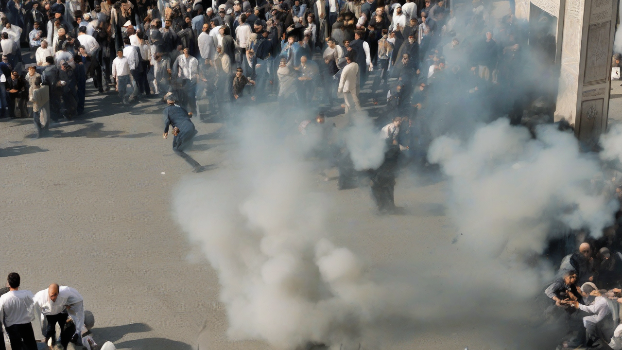 Blast Hits Tehran Rally Amid Tensions