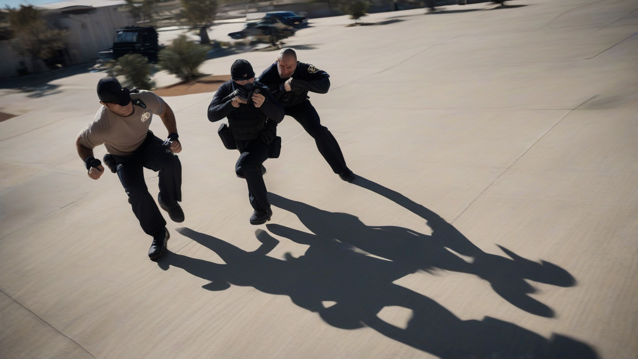 UFC fighters train FBI agents