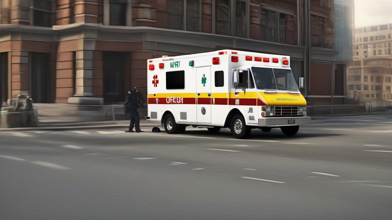 Officer commandeers ambulance during anxiety attack