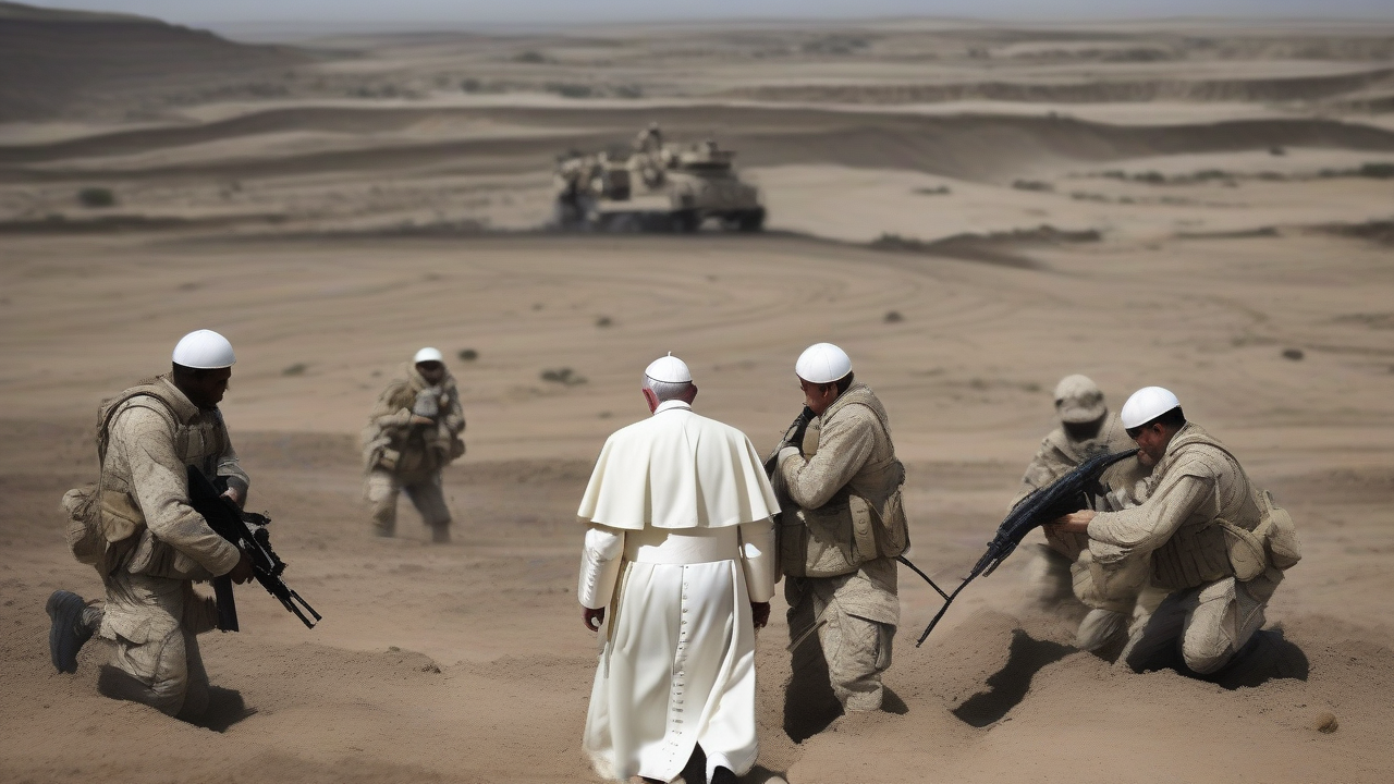 Pope Urges Media To Highlight War's Human Toll