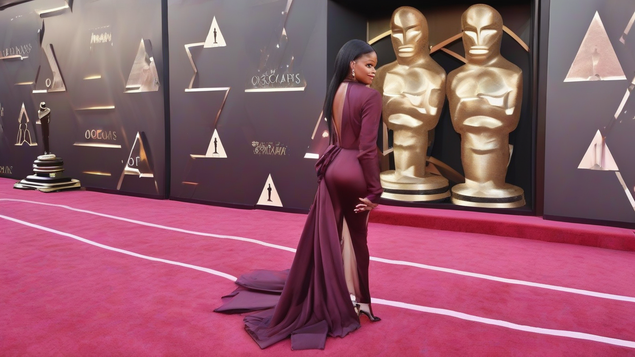 Teyana Taylor shoved by Oscars security guard