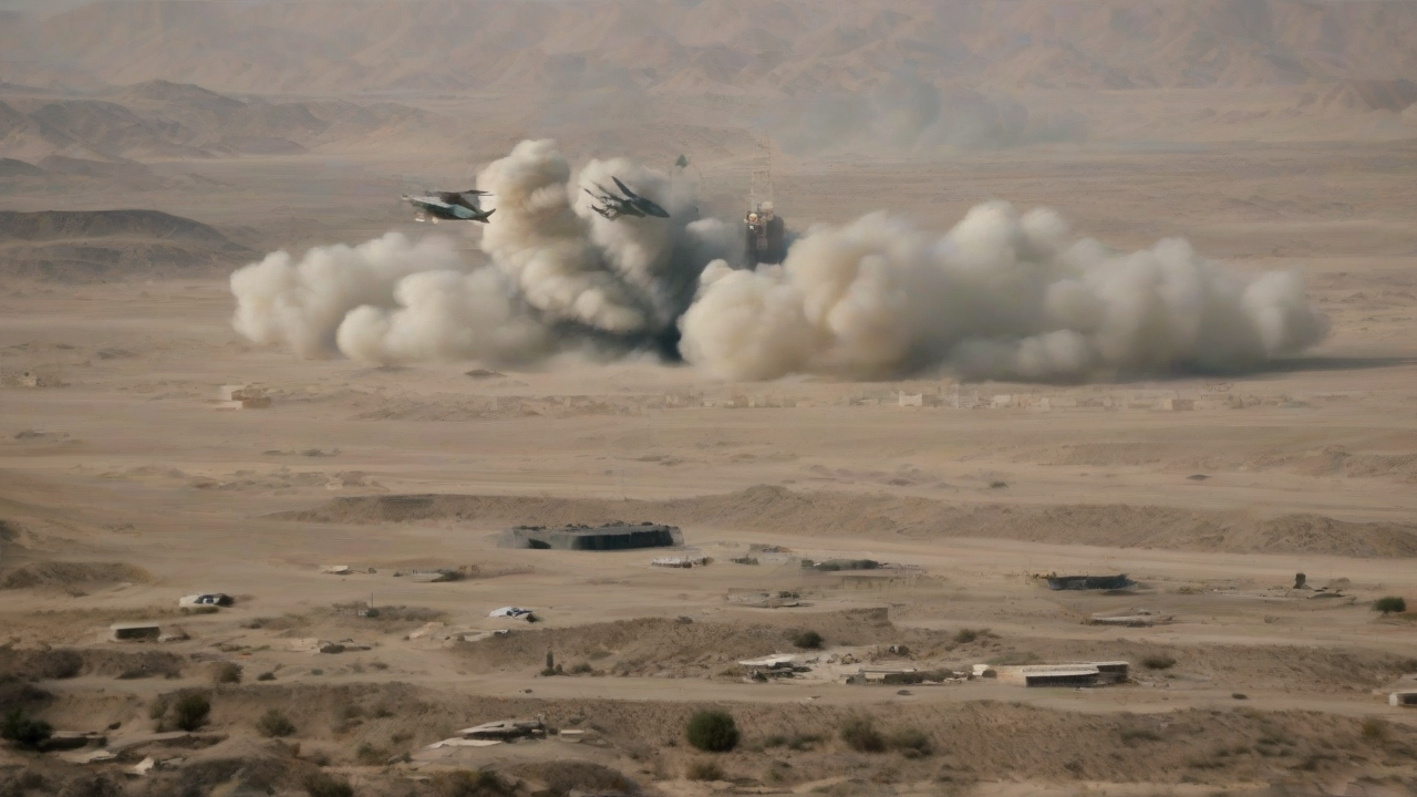 US Strikes Iran's Oil Hub