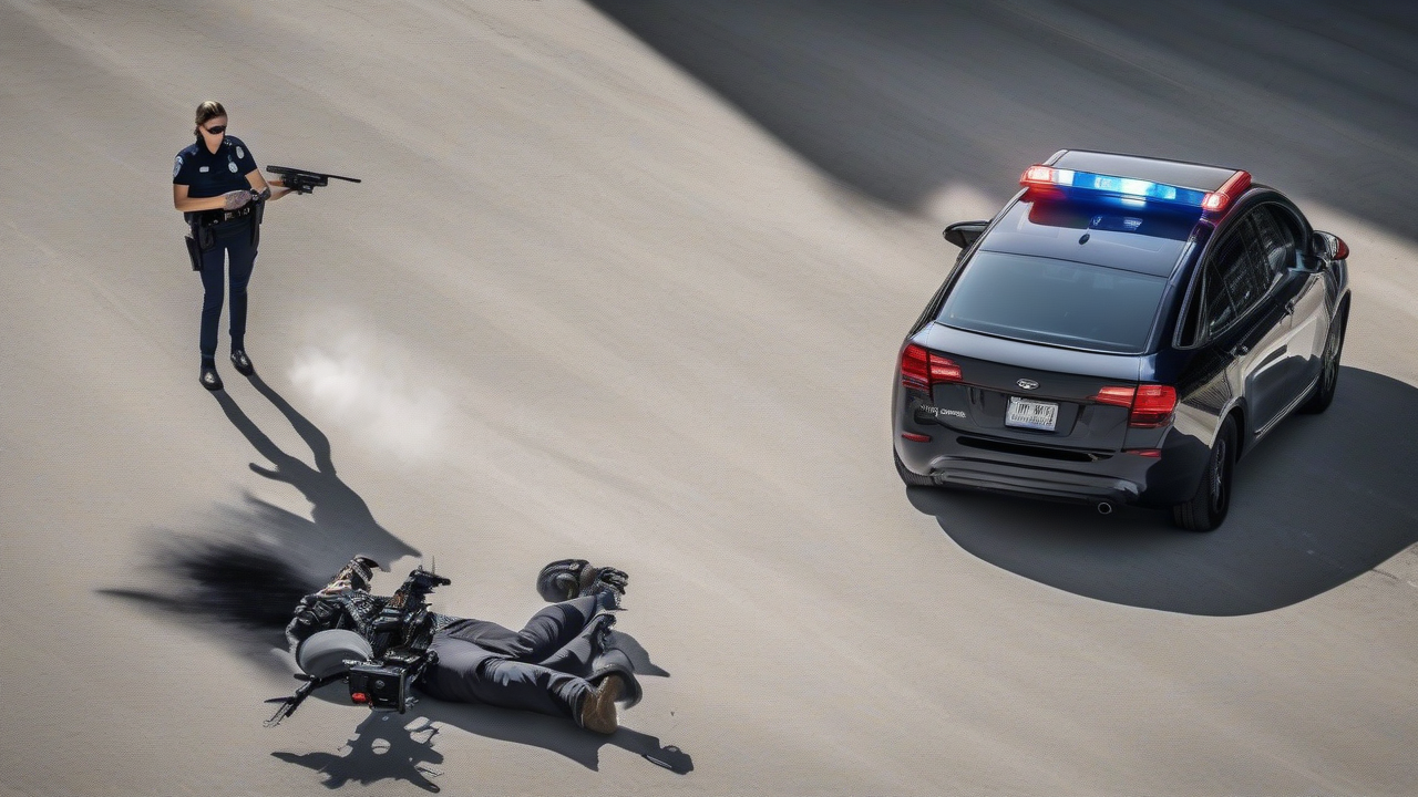 Woman Shoots Down Police Drone